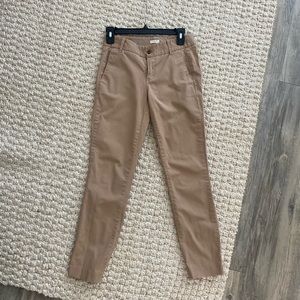 J. Crew Frankie Khaki Stretch Pants